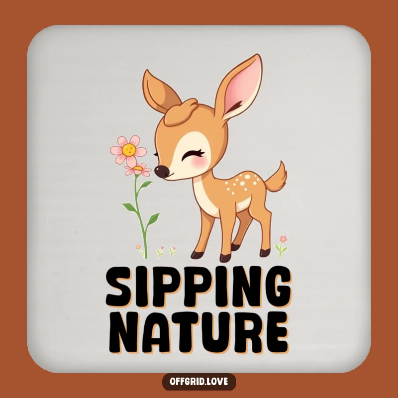 Nature's Elegance Deer Coaster: Protect Surfaces Gracefully, Unique Funny Gift