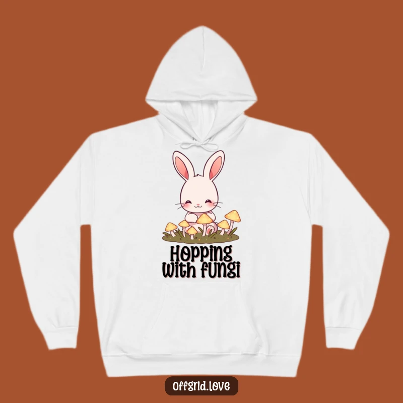 Cozy Funny Rabbit Mushroom Garden Hoodie: Magical Warmth, Ultimate Funny Gift