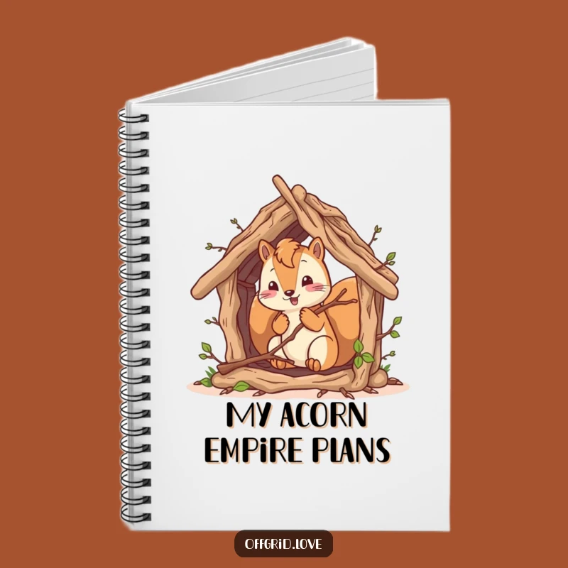 Funny Squirrel Builder Notebook: Hilarious Journal for Creative Ideas